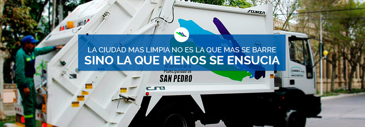 La ciudad más limpia no es la que más se barre sino la que menos se ensucia.