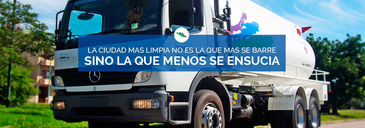 La ciudad más limpia no es la que más se barre sino la que menos se ensucia.